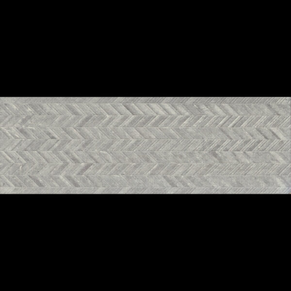 Nickon range, concrete effect chevron feature wall tile